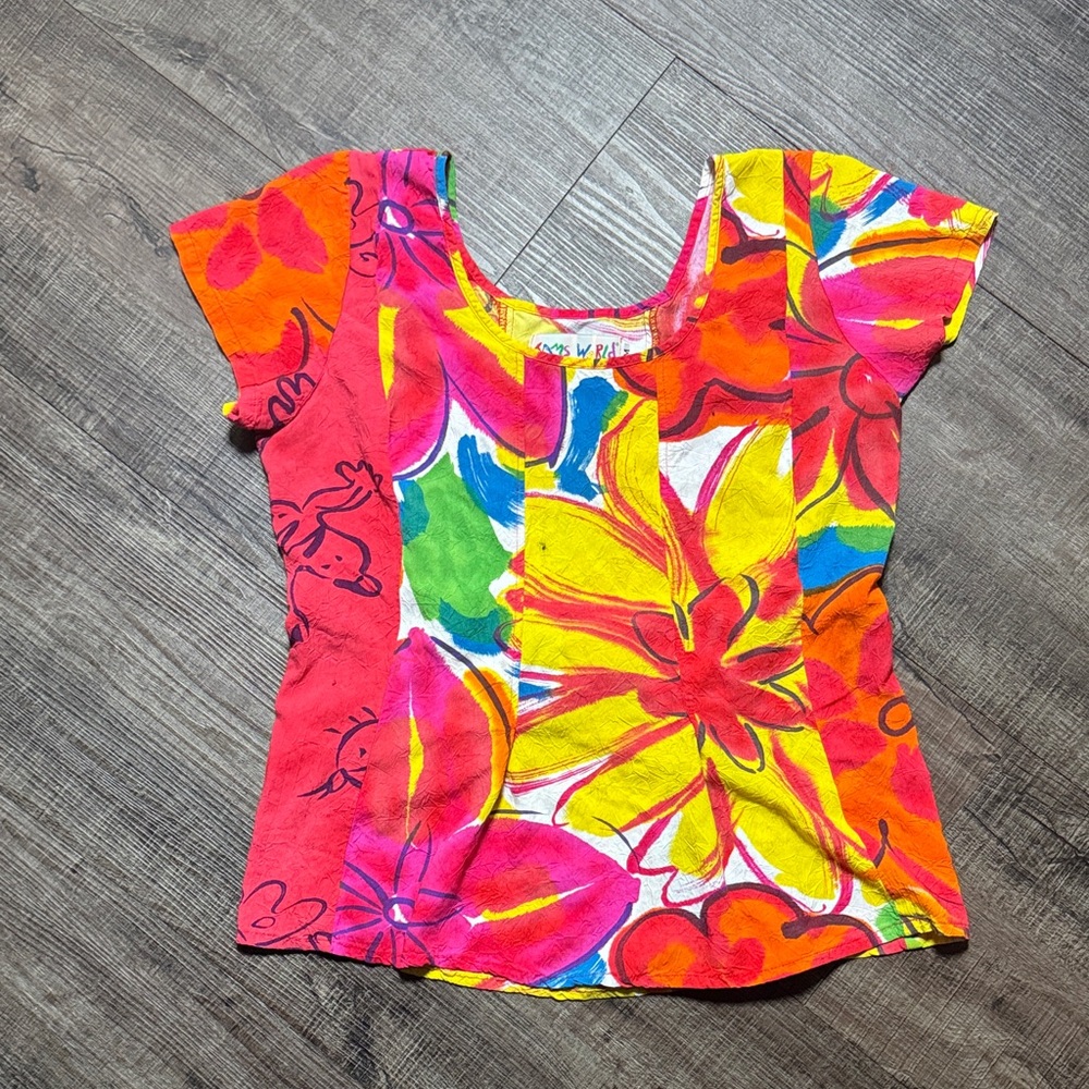 Jams World Multicolor Floral Top